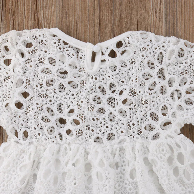 Women & Girls Lace Floral Wedding Party Dress