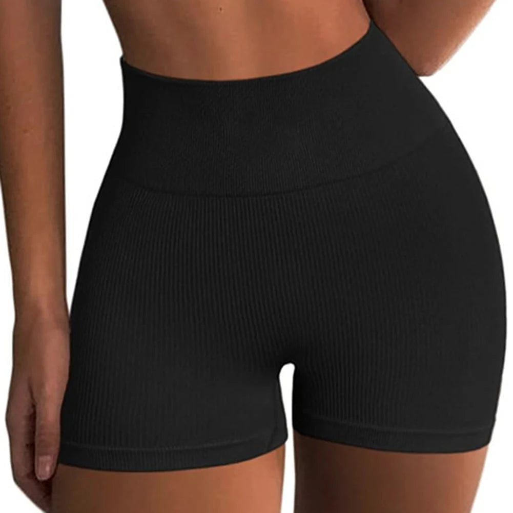 Womens Shorts Seamless Sports Shorts For Cycling Jogging Fitness