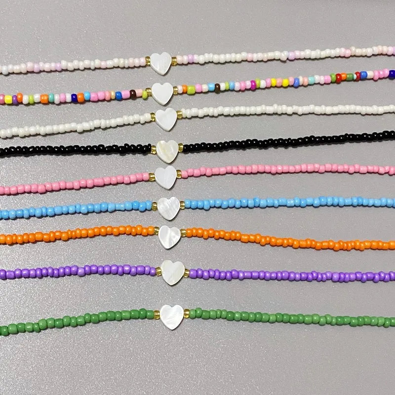 Heart Beads Choker