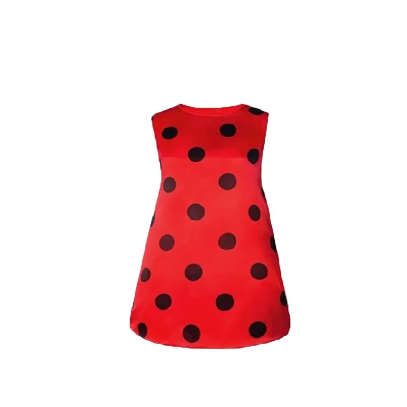 Halloween Bee & Ladybug Costume for Adult Womens Carnival Birthday Party