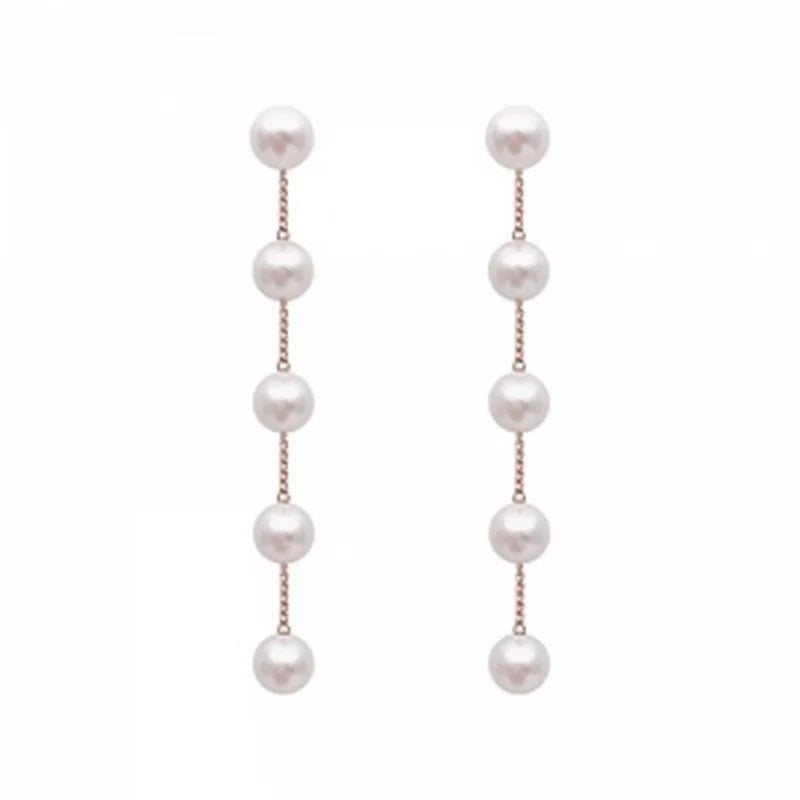 Pearl Long Earrings