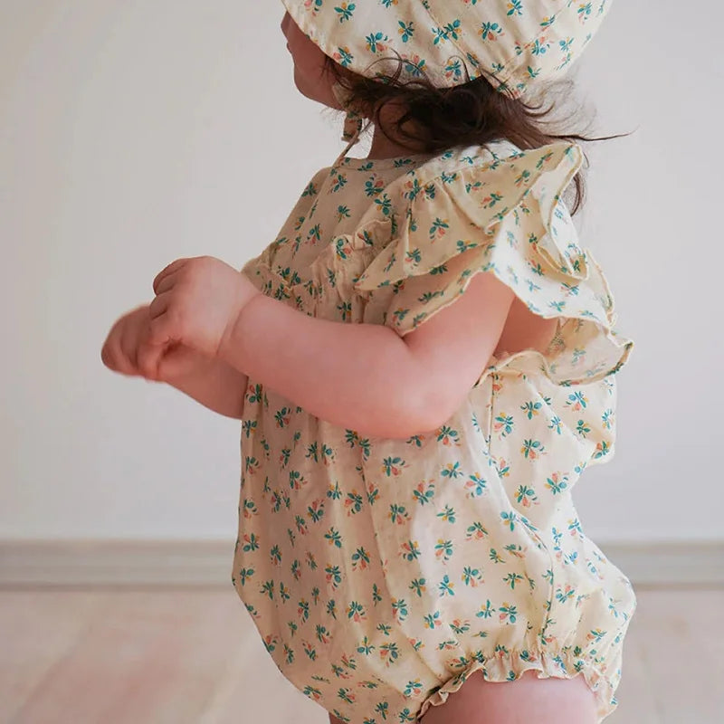 Floral Cotton Romper