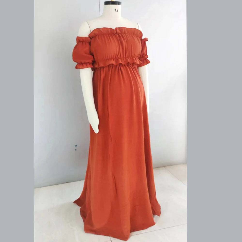 Bohemian Maternity Comfortable Linen Dress