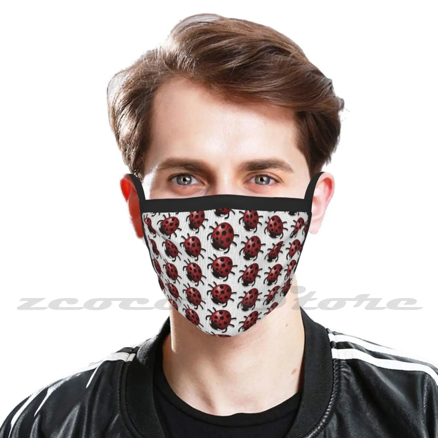 Angry Bucket Hat, Cute Facemask For Ladybug Fans