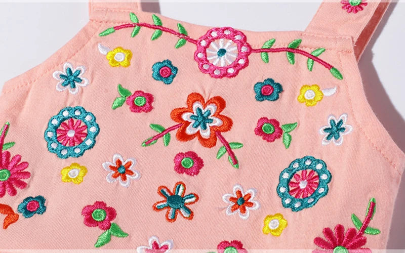 Little Maven Girls Casual Cotton:  Lovely Kids Summer Dress for Toddler Infant Children 2 to 7 years