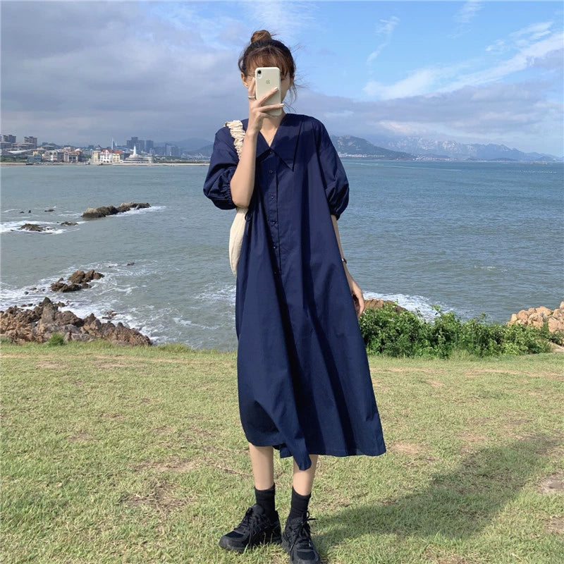 Long Nursing Wear Maternity Dress: 2024 Summer New Arrival