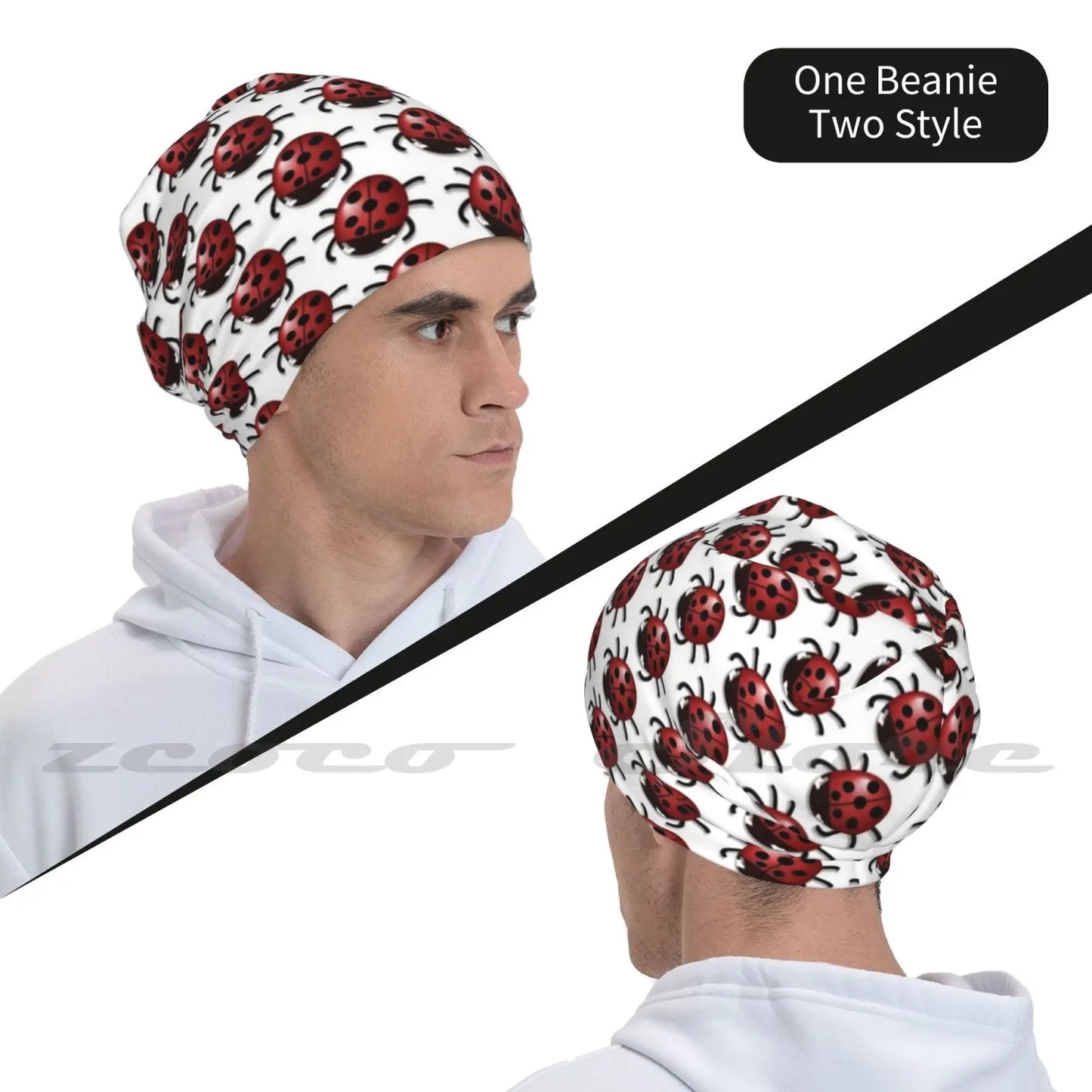Angry Bucket Hat, Cute Facemask For Ladybug Fans