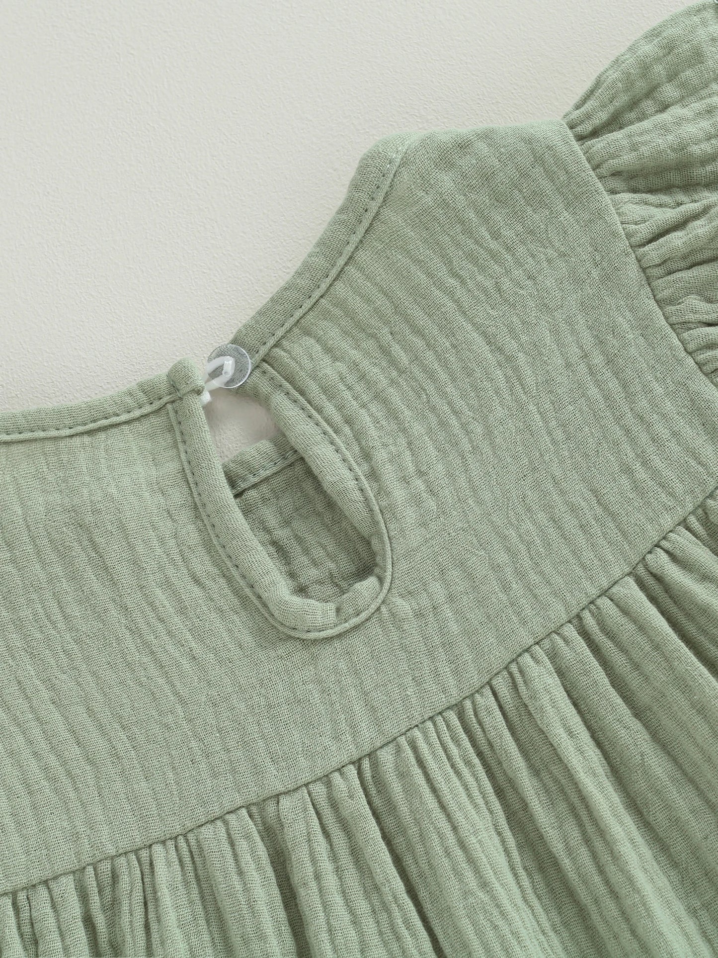 Toddler Girls Sleeveless Ruffle Sundress