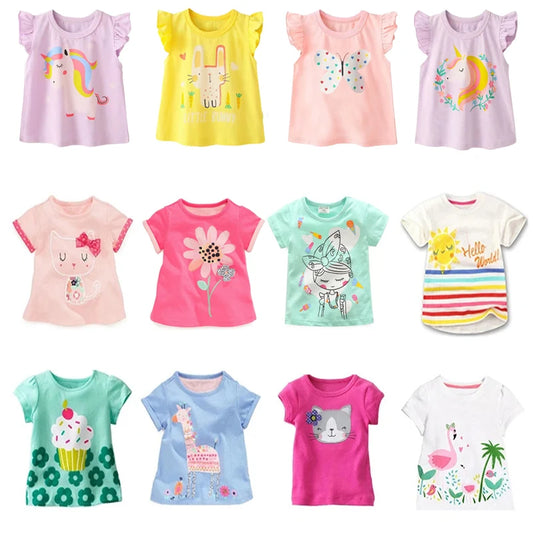 Girls Baby & Toddler Summer T Shirt: Sizes 2-9 Yrs