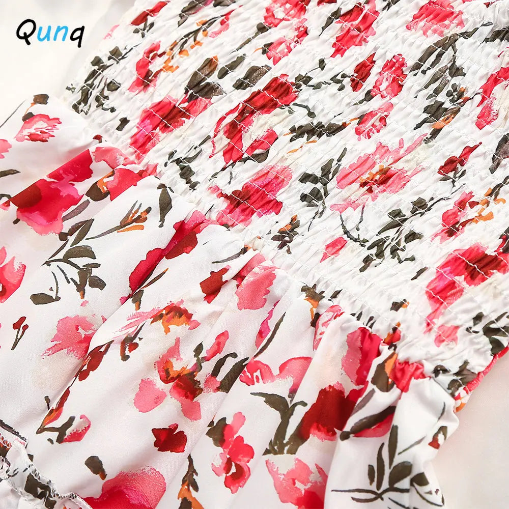 Fashion Print Summer Mother & Daughter Outfit