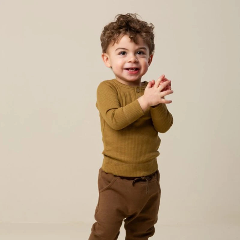 Long Sleeves Cotton T-Shirt Little Boy Girl Clothes